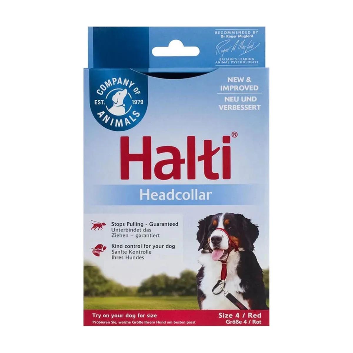 Halti Headcollar licol anti-traction rouge pour chien T-4, Halti à Casablanca