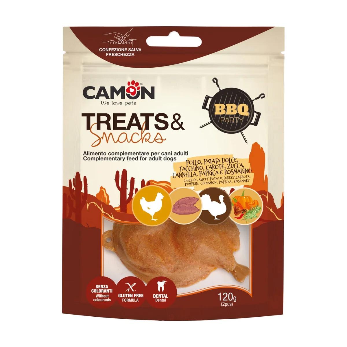 Camon BBQ Party poulet et dinde, mélange de saveurs pour chien 120 g, Camon à Casablanca