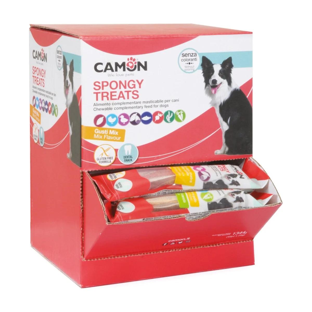 Camon Spongy Treats bâtonnets étoilés moelleux pour chien 28 g