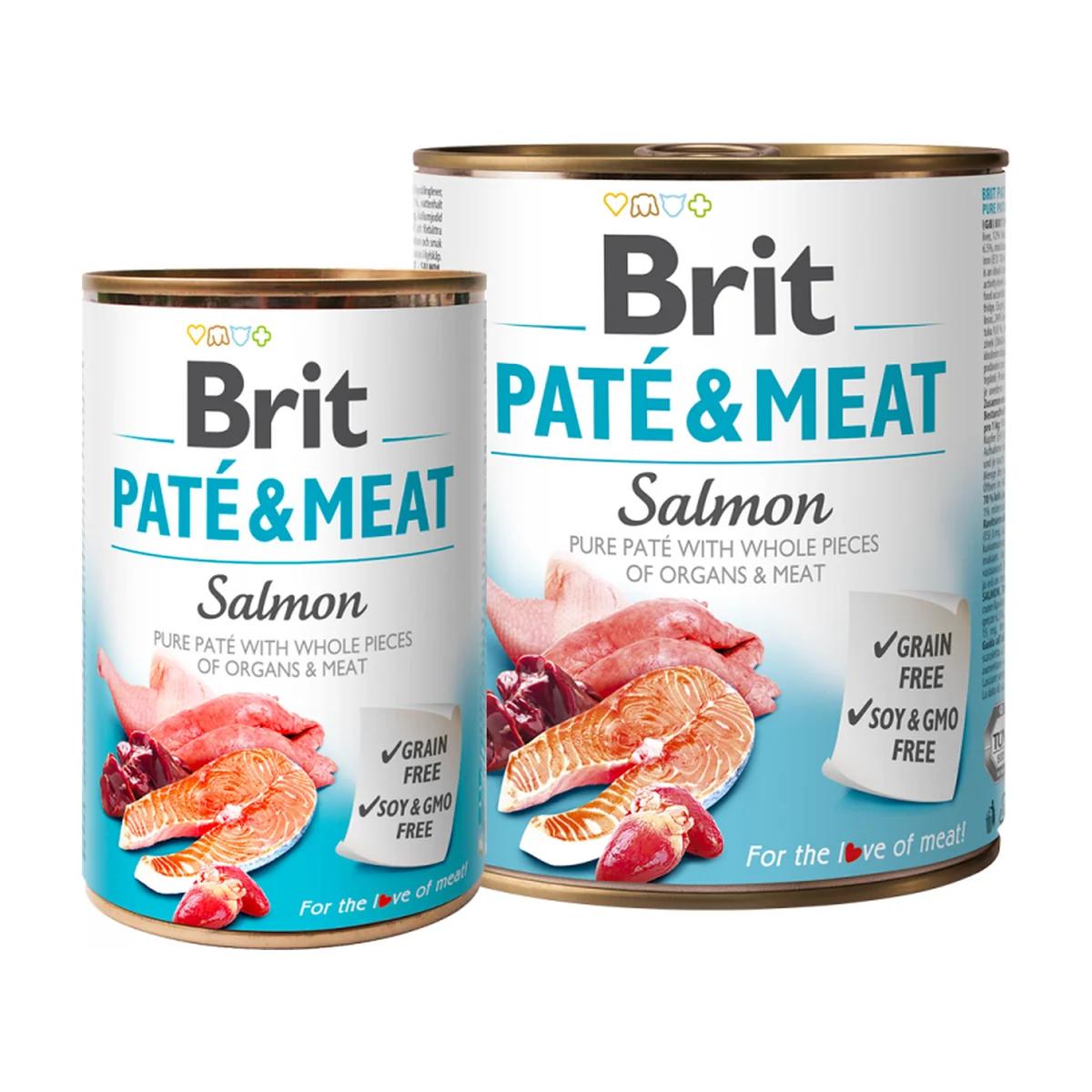 Brit Pâté & Meat Pâtée pour chien au saumon 400 g