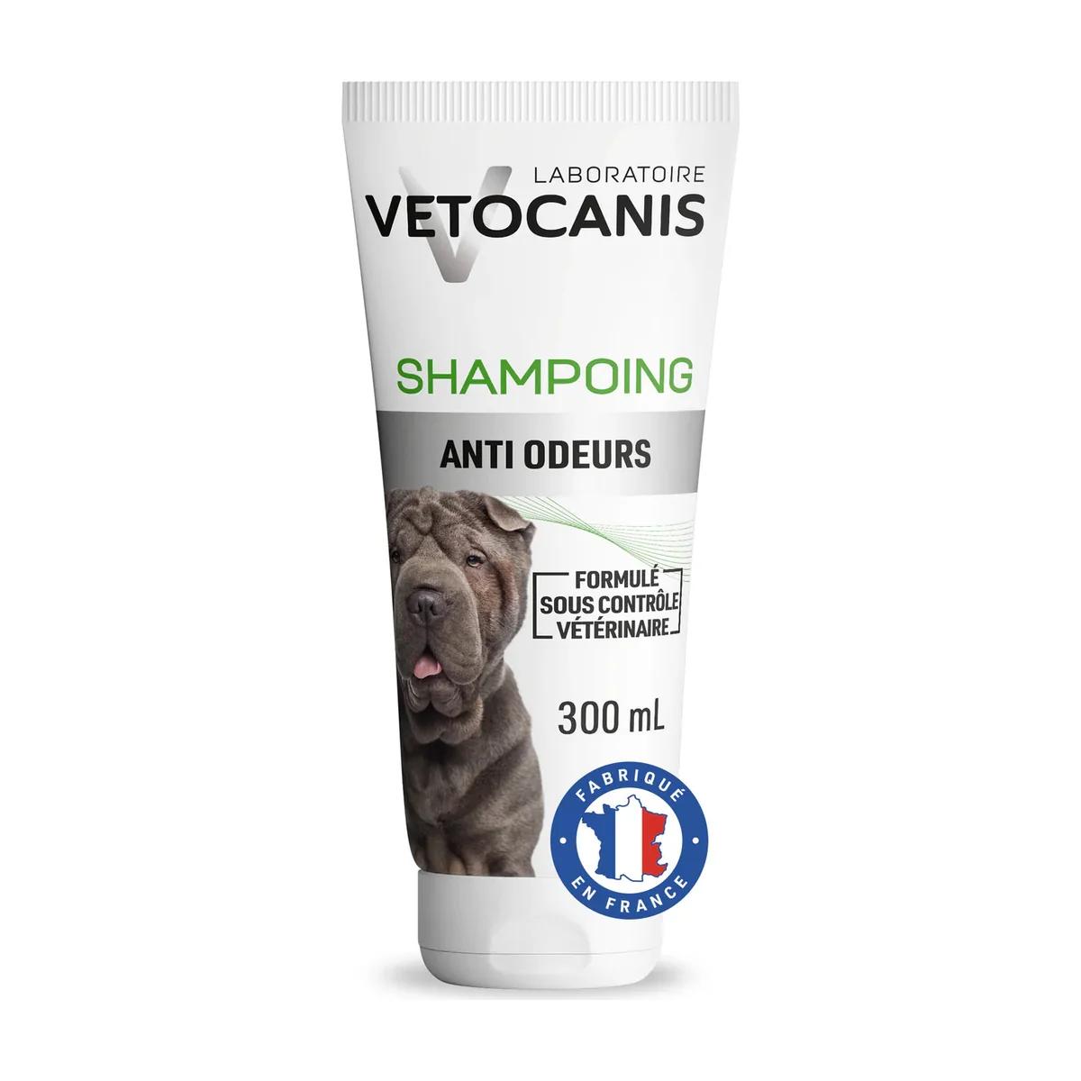 Vetocanis Shampooing professionnel anti-odeurs pour chien 300 ml
