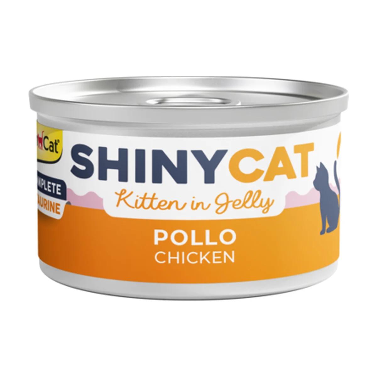 Gimcat ShinyCat Pâtée pour chaton au poulet 70 g