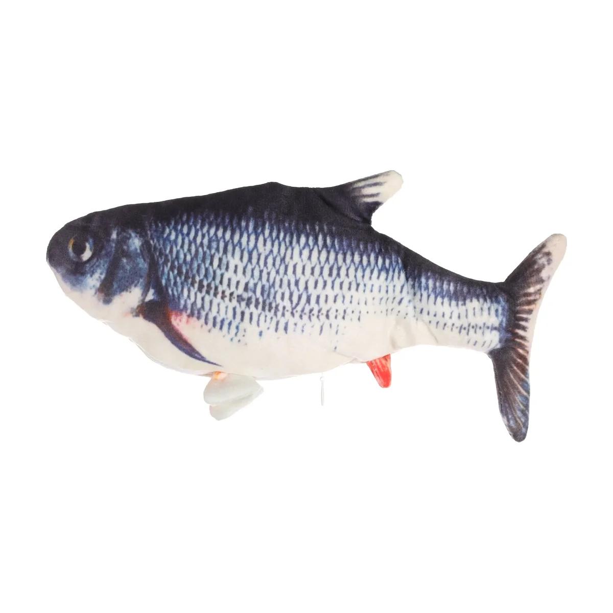 Jouet électronique pour chat Flounder poisson gris