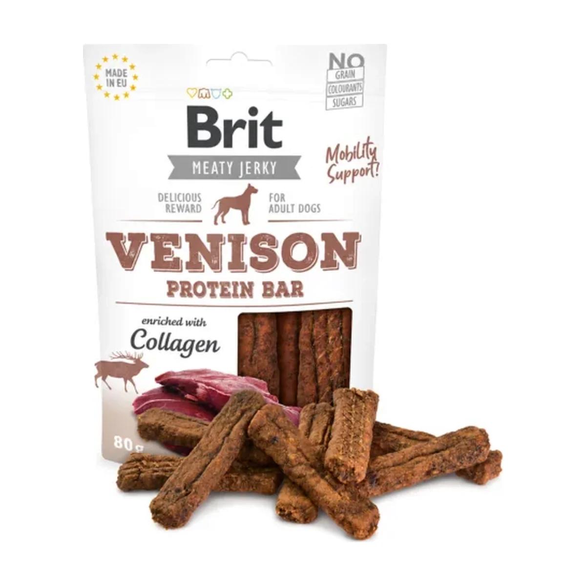 Brit Meat Jerky Snack – Venison Protein bar (80 g)