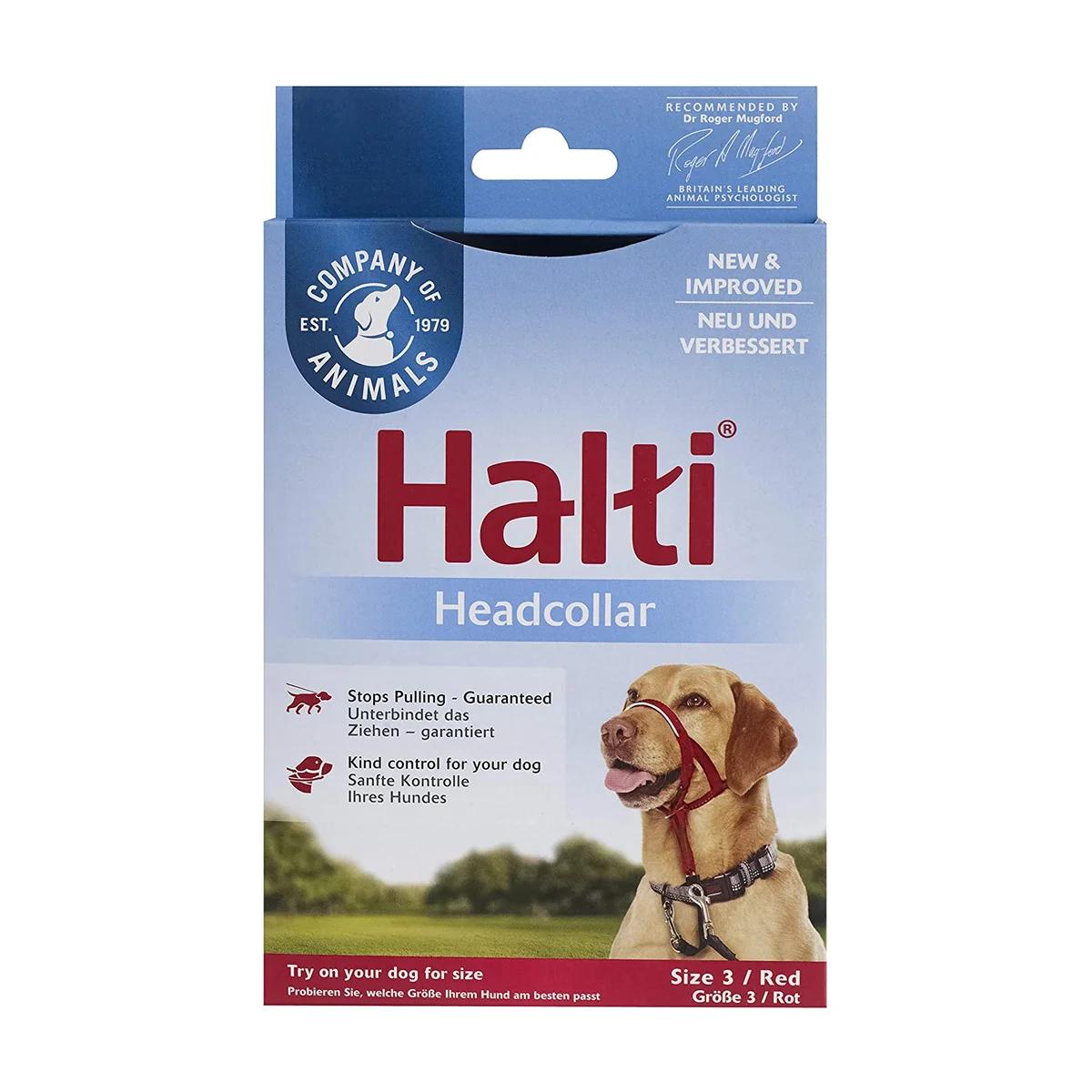 Halti Headcollar licol anti-traction rouge pour chien T-3, Halti à Casablanca