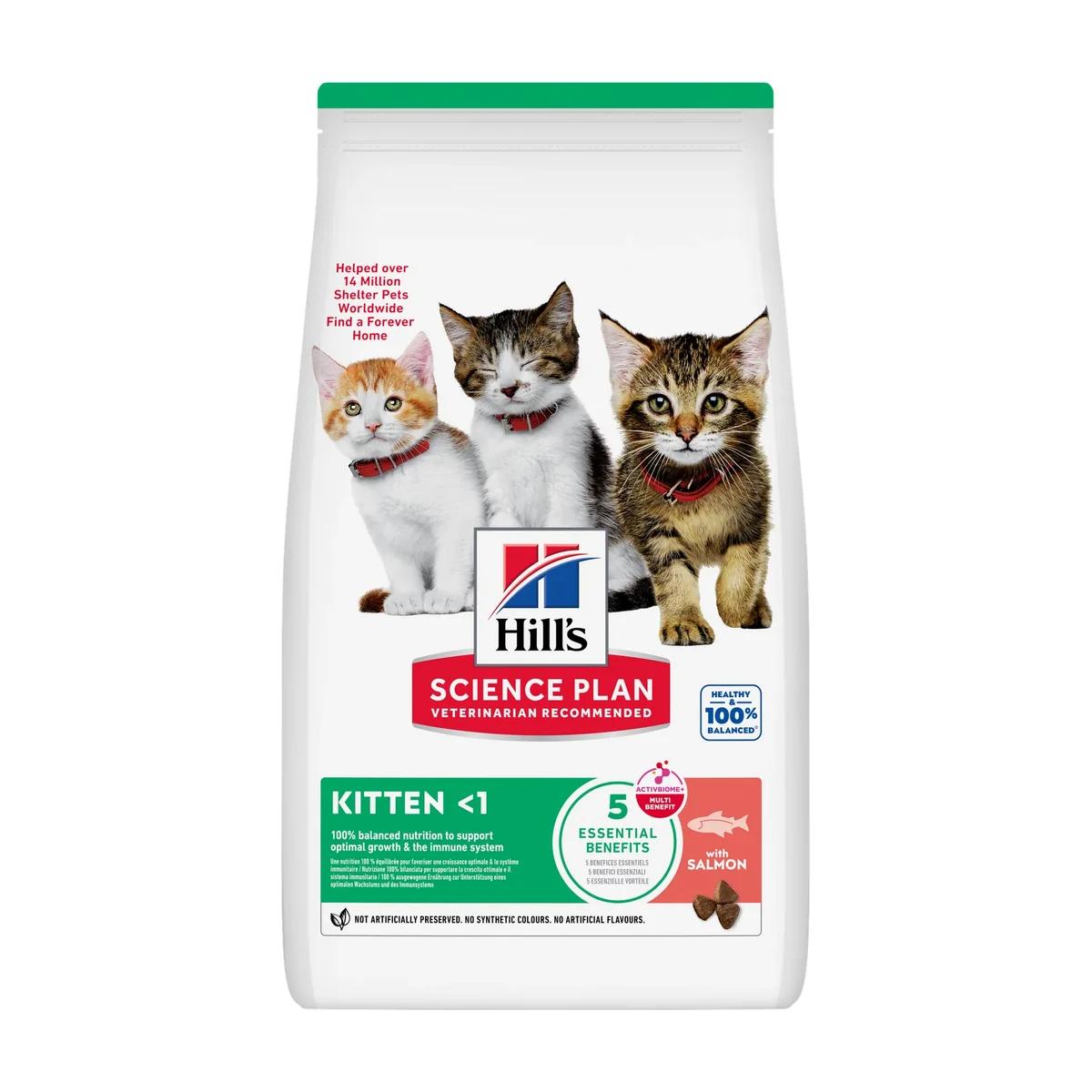 Hill's Science Plan Croquettes Pour Chaton Au Saumon (1,5 kg)