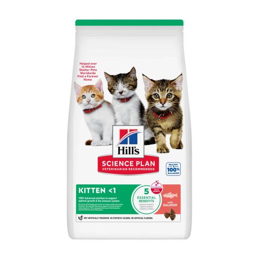 Hill's Science Plan Croquettes Pour Chaton Au Saumon (1,5 kg), Hill's à Casablanca