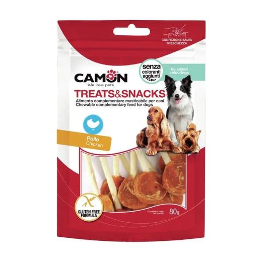 Camon Friandise Sucette pour Chien Poulet 80 g, Camon à Casablanca