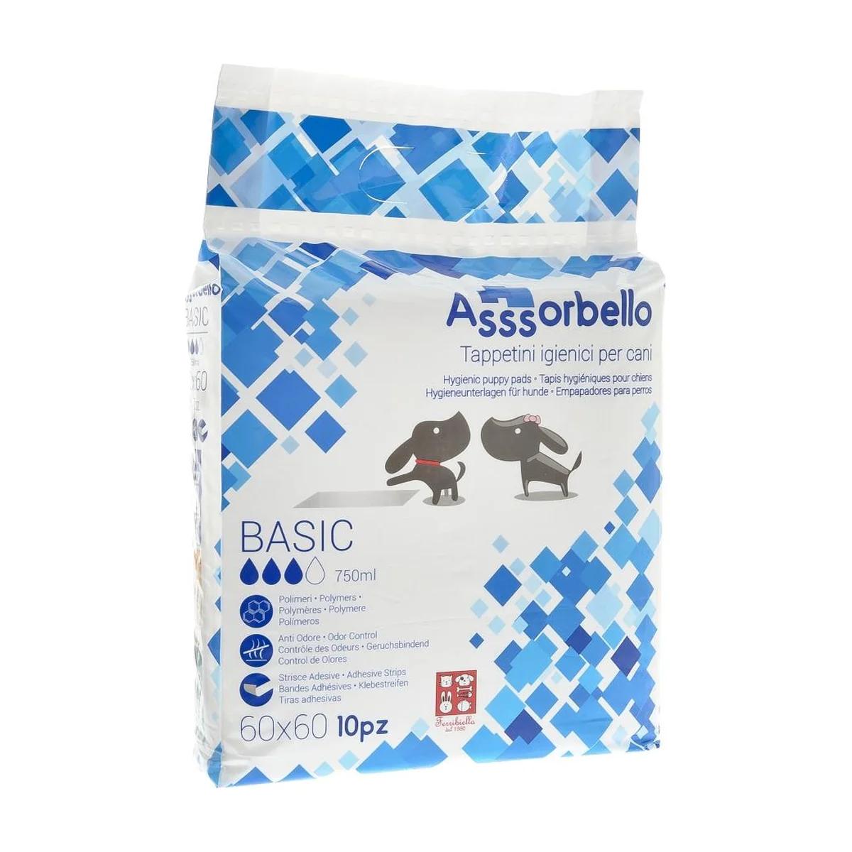 Ferribiella Tapis absorbant Basic pour chien 60x60 cm, 10 pièces, Ferribiella à Casablanca