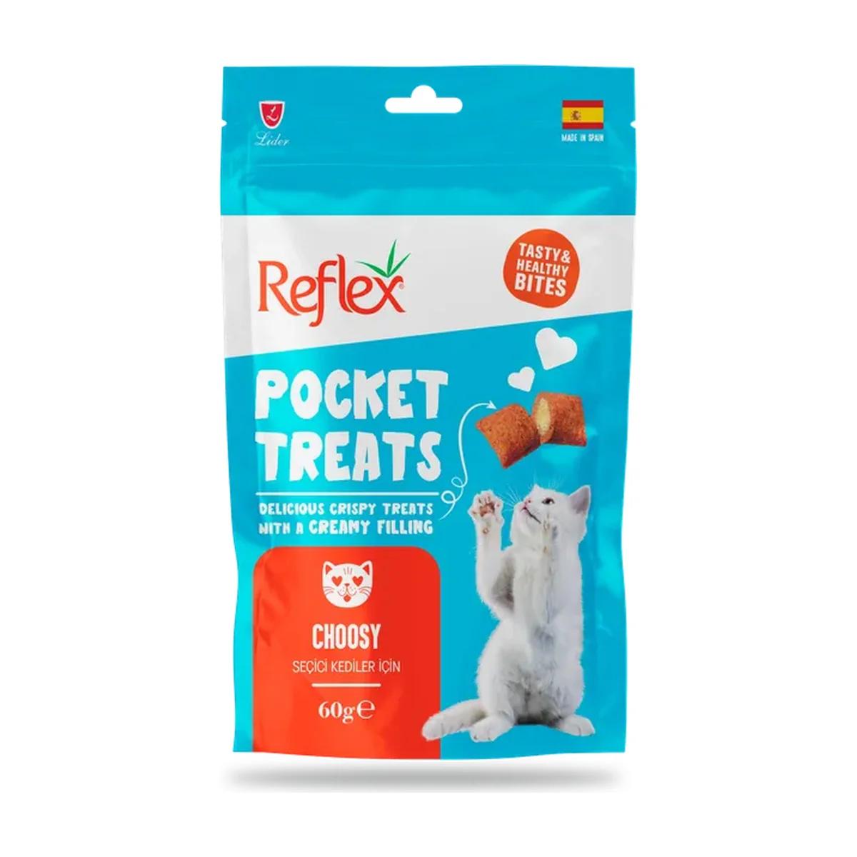 Reflex Pocket Treats Choosy pour Chat 60 g