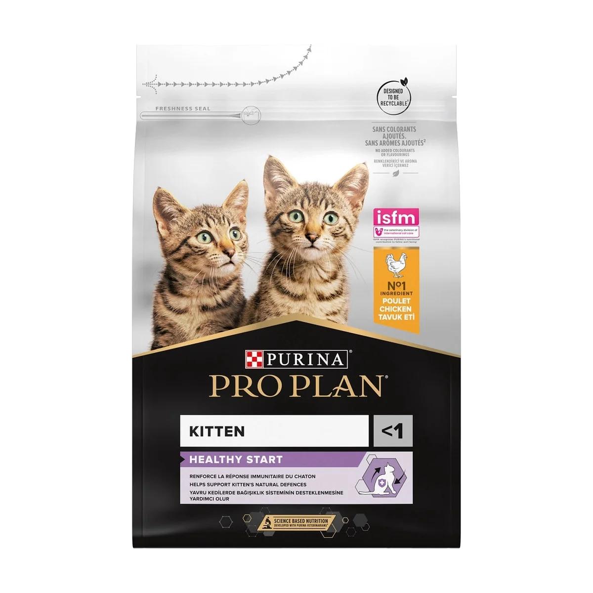 Pro Plan Healthy Start Kitten croquettes au poulet pour chaton 10 kg