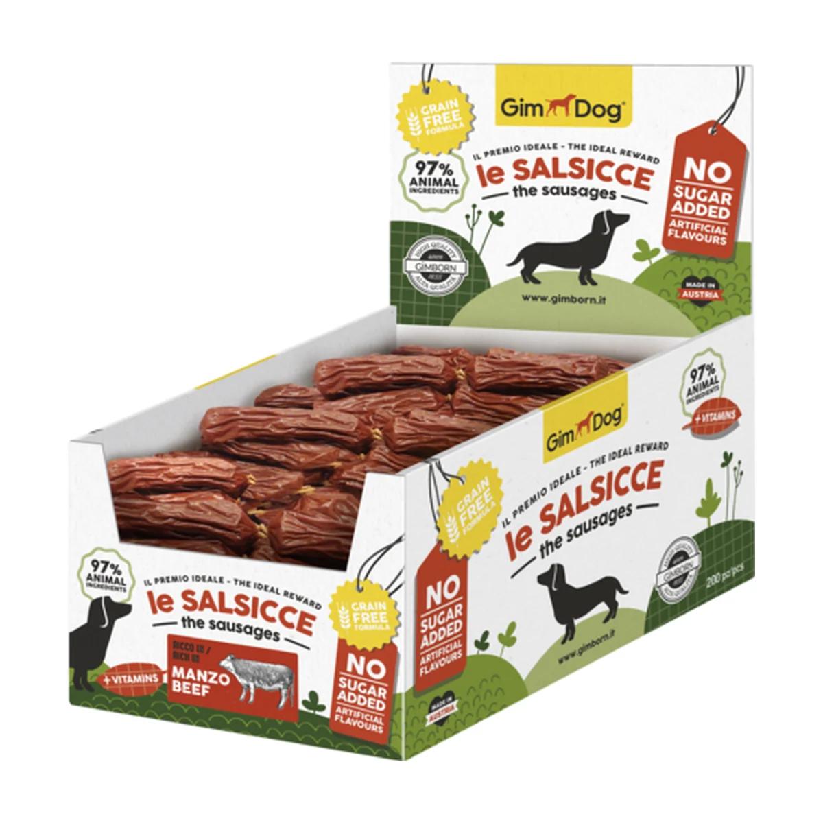 Gimcat Saucisse au bœuf pour chien adulte, 1 pièce, Gimcat à Casablanca