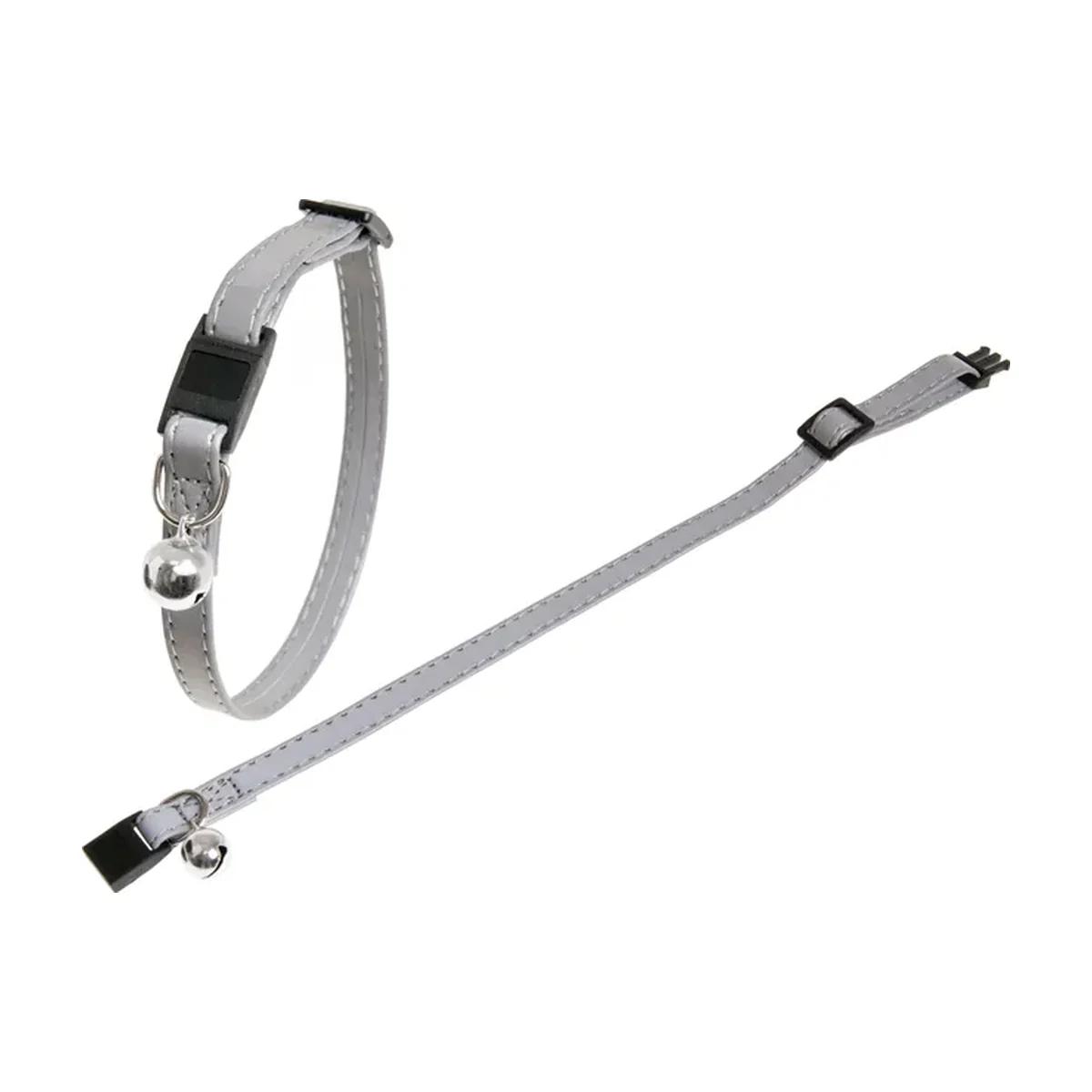Flamingo Collier réfléchissant gris pour chat
