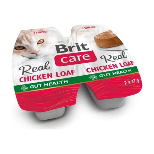 Brit Care Pâtée Real Chicken Loaf pour chat au poulet 2 x 37 g, Brit à Casablanca