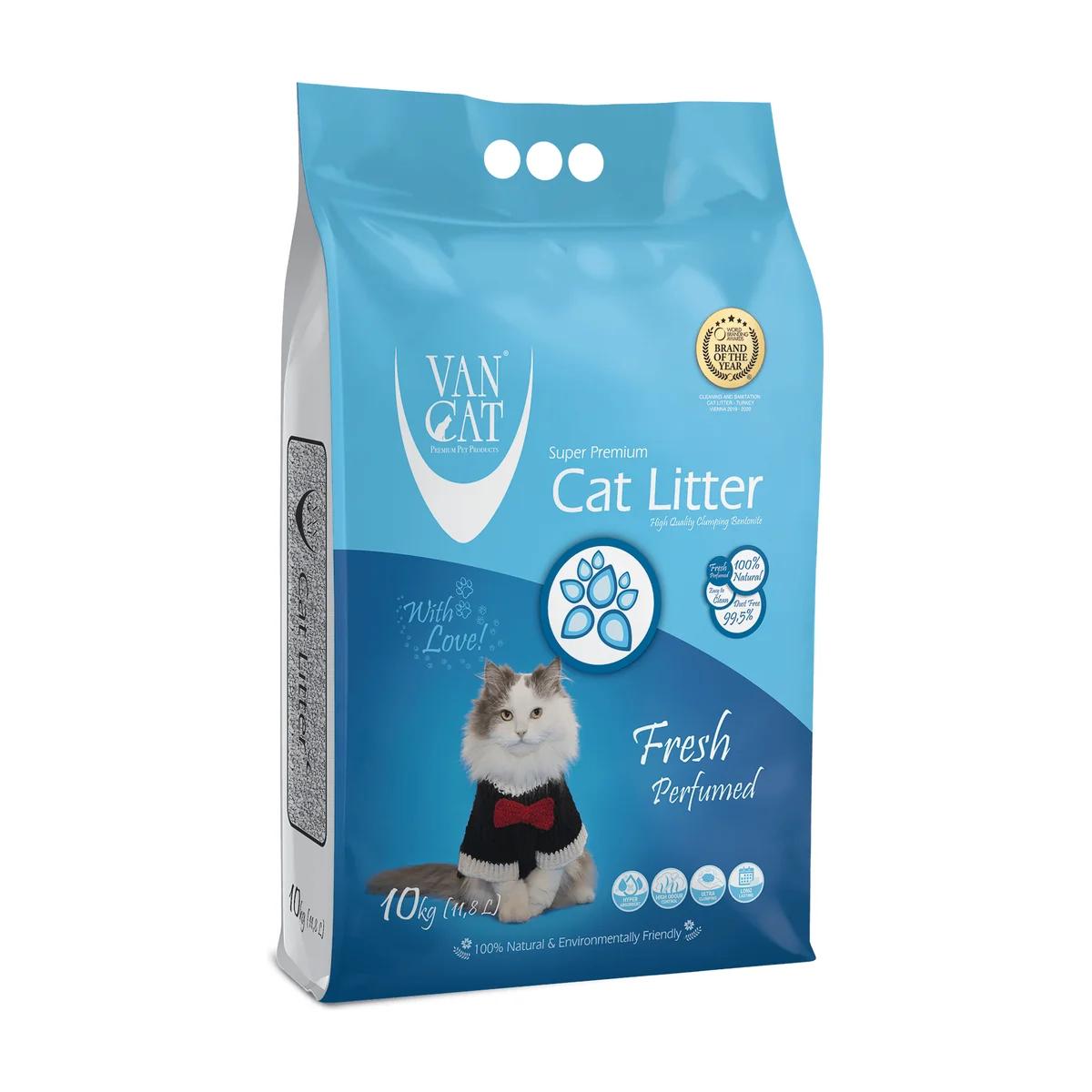 Van Cat Litière agglomérante parfum fresh 10 kg (11,8 L)