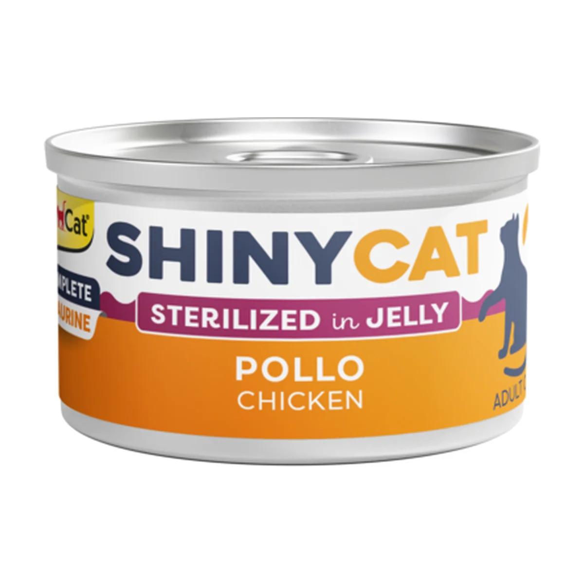 Gimcat ShinyCat Sterilized pâtée pour chat stérilisé au poulet 70 g