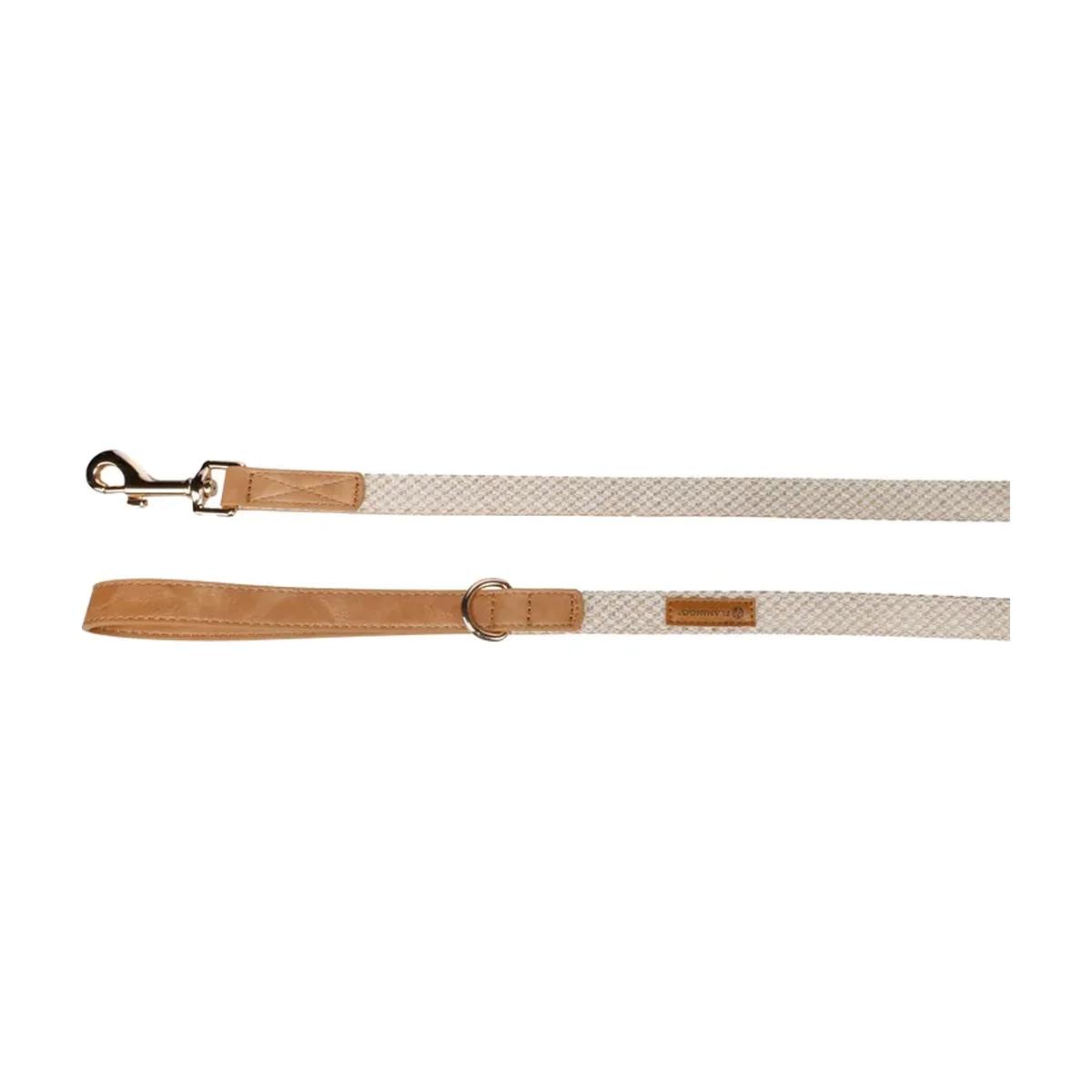Flamingo Laisse Lara beige pour chien 130 cm x 2 cm, Flamingo à Casablanca