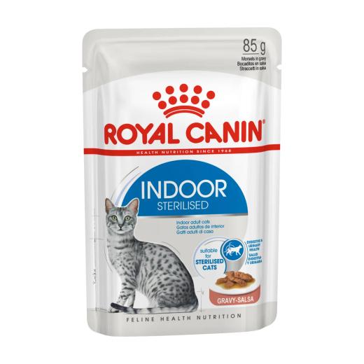 Royal Canin Pâtée Indoor Sterilised en Sauce pour Chat 85 g, Royal Canin à Casablanca