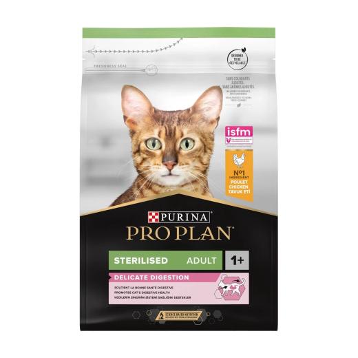 Pro Plan Delicate Digestion Sterilised Adult croquettes au poulet pour chat 1,5 kg, Pro Plan à Casablanca