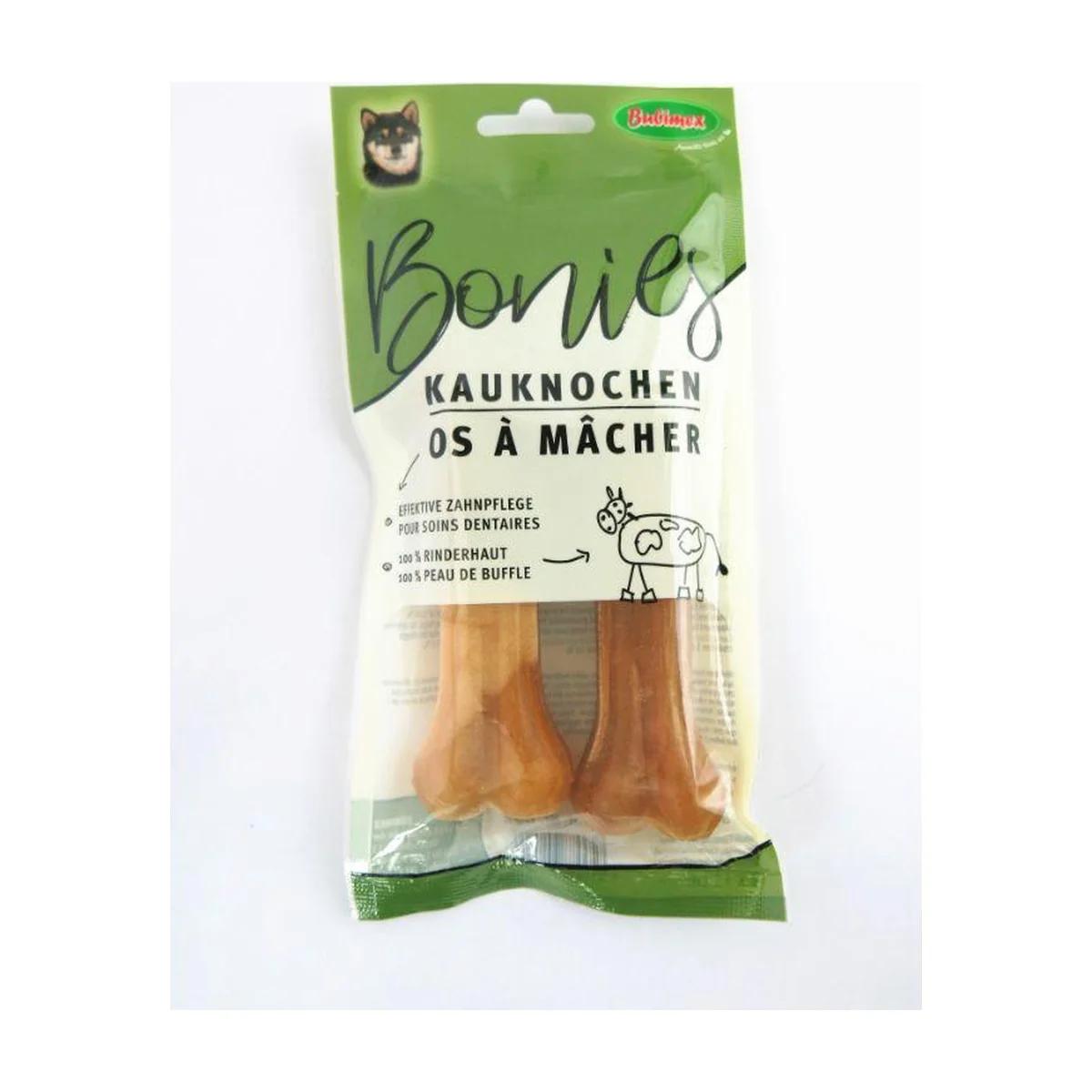 Bubimex Os à mâcher en cuir brut de bœuf 13 cm, lot de 2, Bubimex à Casablanca