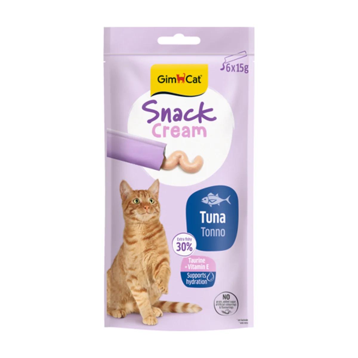 Gimcat Snack Cream friandise crémeuse pour chat au thon 6 x 15 g, Gimcat à Casablanca