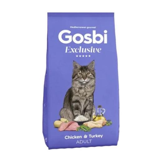 Gosbi Croquettes Exclusive Poulet et Dinde Pour Chat Adulte 1,5 kg, Gosbi à Casablanca