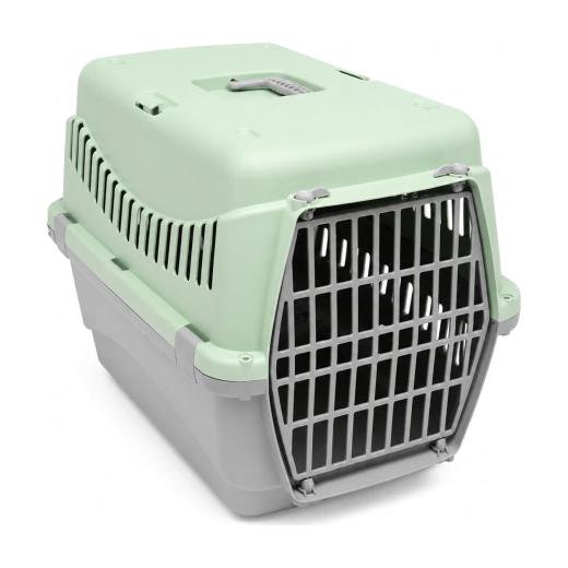 Cage de Transport pour Chien petite et Chat Vert – ( 58x38x38 cm )
