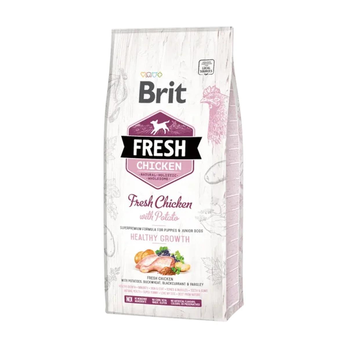 Brit Fresh croquettes pour chiot et jeune chien au poulet et aux pommes de terre 2,5 kg