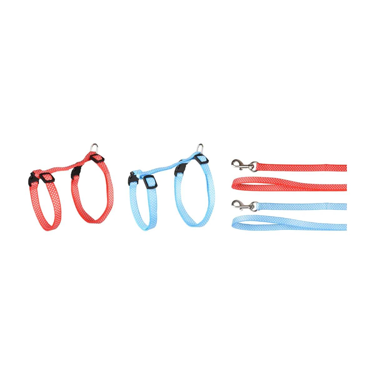 Flamingo Harnais avec laisse Aiwa nylon réglable 10 mm, plusieurs couleurs, Flamingo à Casablanca