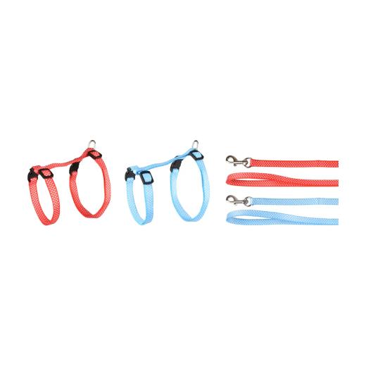 Flamingo Harnais avec laisse Aiwa nylon réglable 10 mm, plusieurs couleurs, Flamingo à Casablanca