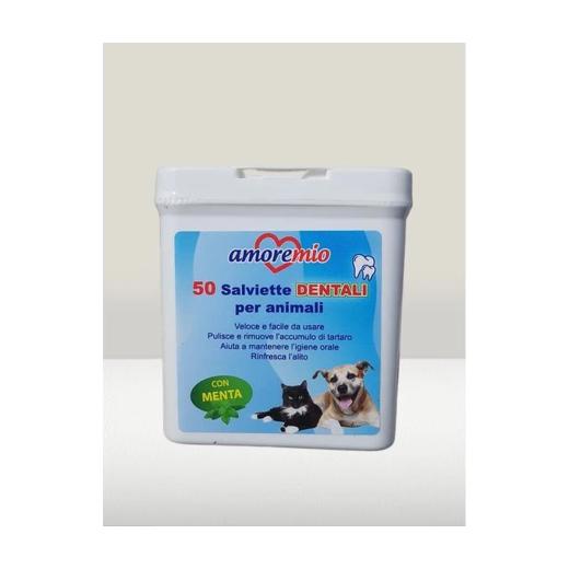 Amore Mio Lingettes dentaires pour chien et chat 50 pièces, Amore Mio à Casablanca