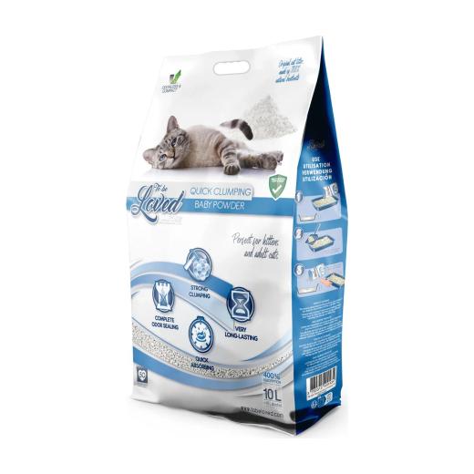 Tobeloved Litière pour chat parfum poudre pour bébé 10 L, Tobeloved à Casablanca