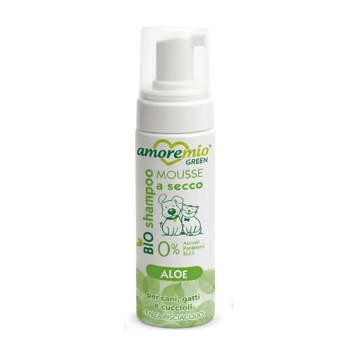 Amore Mio Shampoing sec à l’aloès pour chien et chat 200 ml, Amore Mio à Casablanca