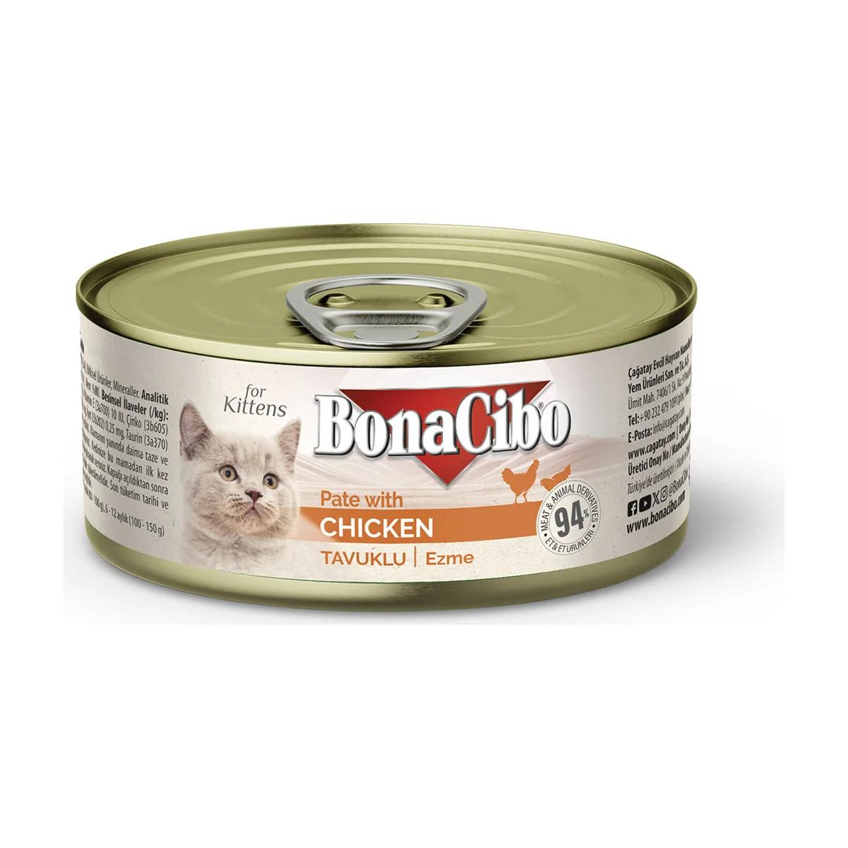 Bonacibo pâtée pour chaton au poulet 85 g