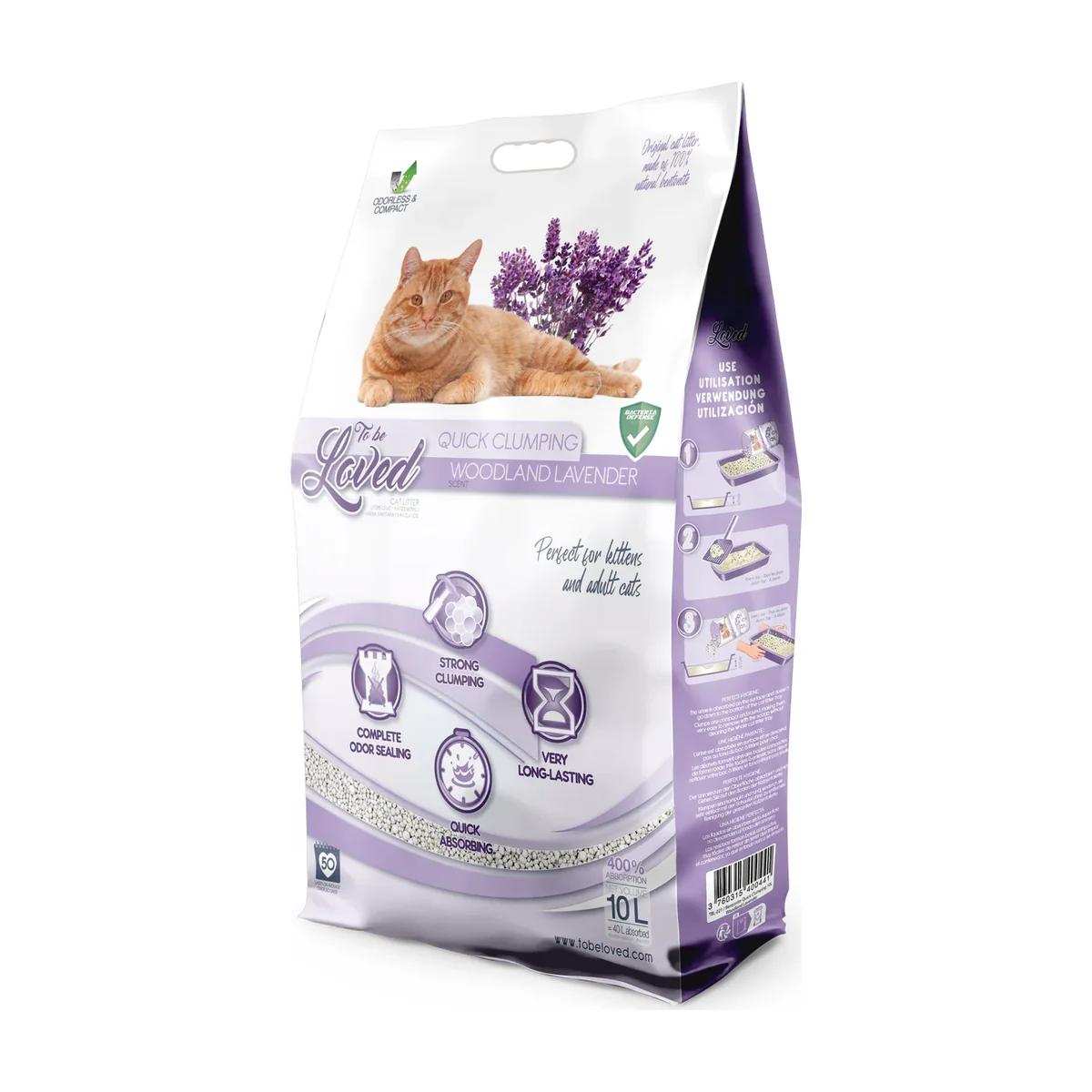 Tobeloved Litière pour chat à la lavande des bois 10 L, Tobeloved à Casablanca