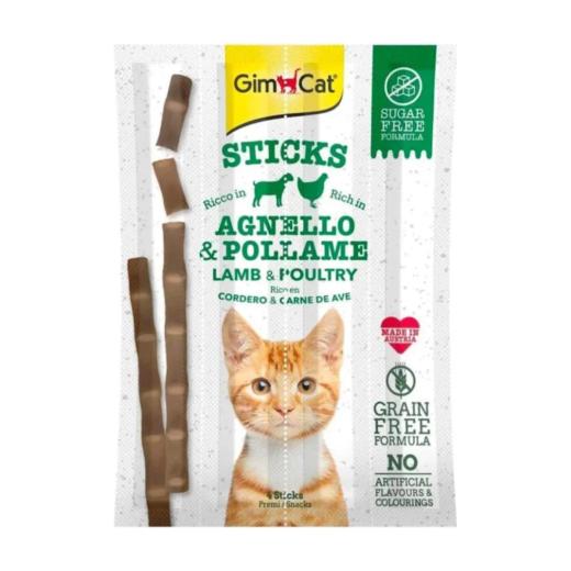 Gimcat Sticks Lamb & Poultry 4 pcs, Gimcat à Casablanca