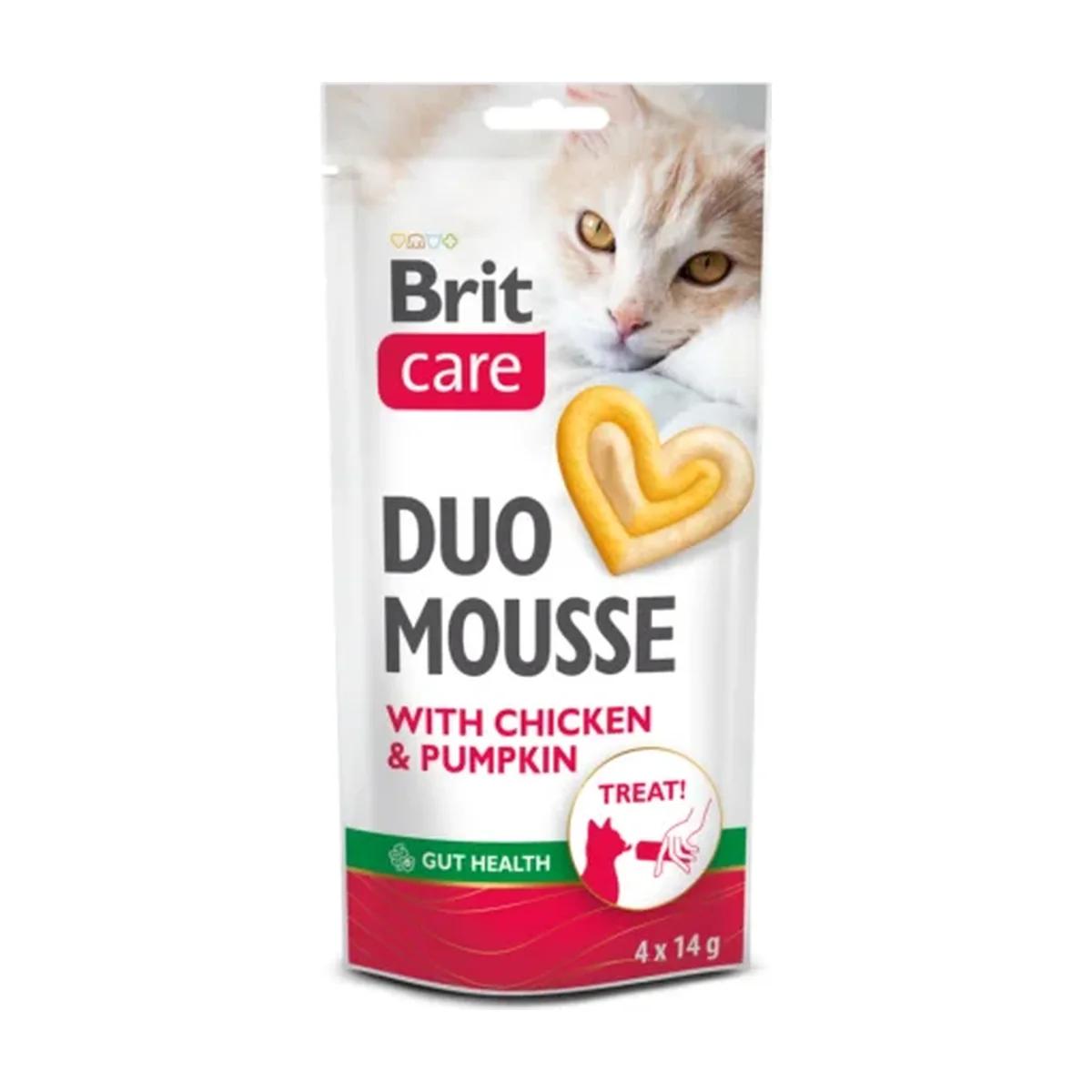 Brit Care Cat Creamy Duo Mousse with Chicken and Pumpkin 4x14 g