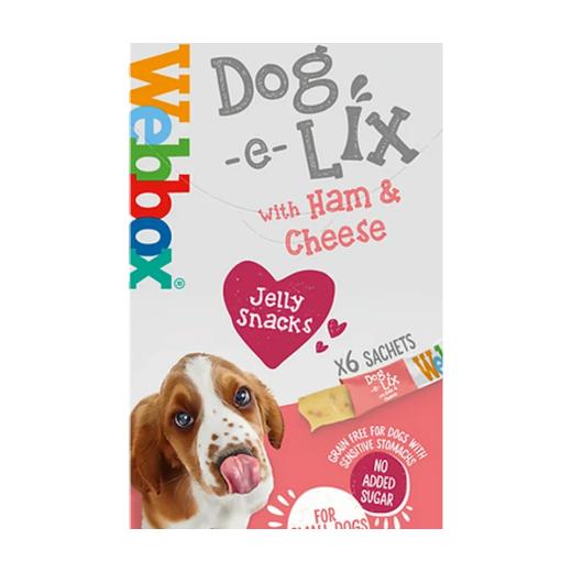 Webbox Dog E Lix Jelly, jambon et fromage 90 g, Webbox à Casablanca