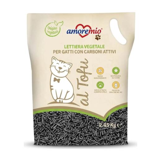 Amore Mio Litière végétale au tofu pour chat 2,45 kg, Amore Mio à Casablanca