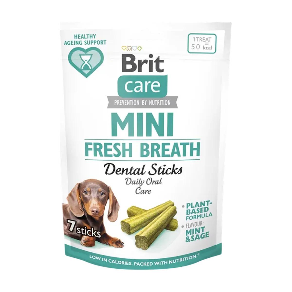 Brit Care Mini friandises Fresh Breath pour chien, 7 pièces 120 g