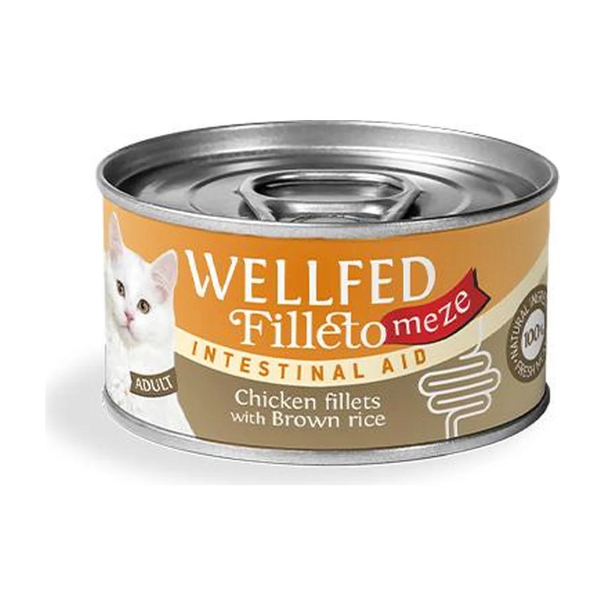 Wellfed Intestinal Aid pâtée pour chat adulte au poulet et au riz complet 70 g, Wellfed à Casablanca