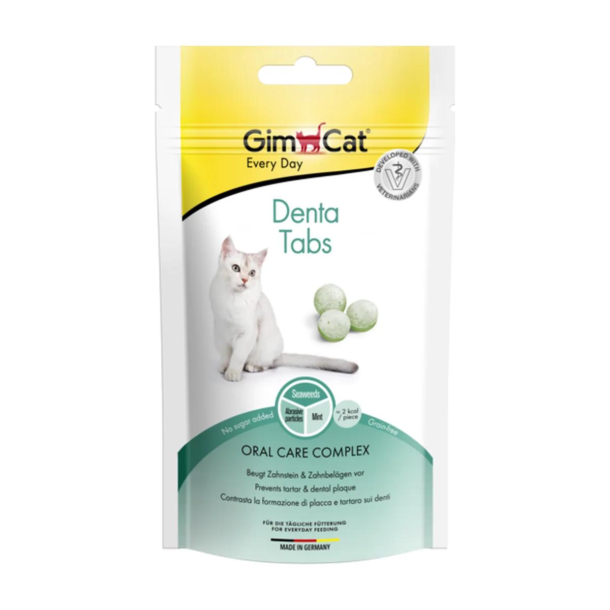 Gimcat Denta Tabs Tablettes dentaires pour chat 40 g