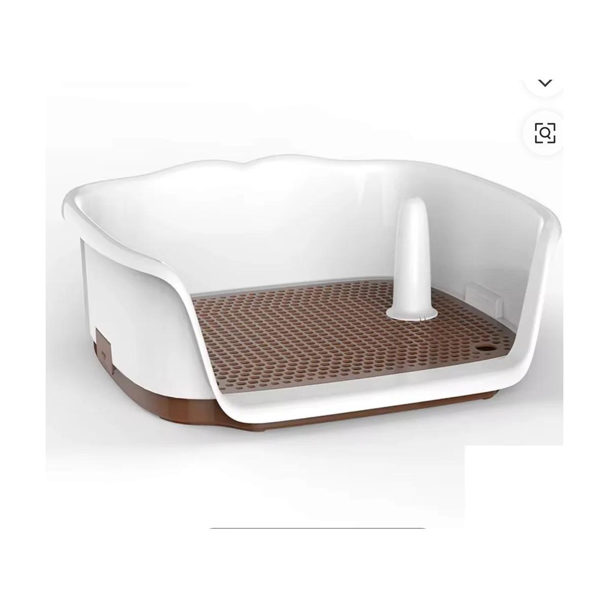 Toilette pour chien avec grille anti-fuite – Bac d'apprentissage hygiénique Taille M