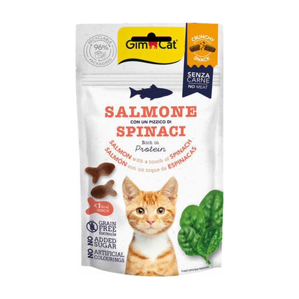 GimCat Crunchy Snacks saumon et épinards friandises croquantes pour chat 50 g, Gimcat à Casablanca