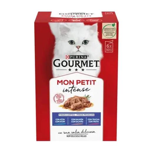 Purina Gourmet Mon Petit pâtée pour chat, sélection de poissons thon, saumon et truite 6 x 50 g, Purina Gourmet à Casablanca