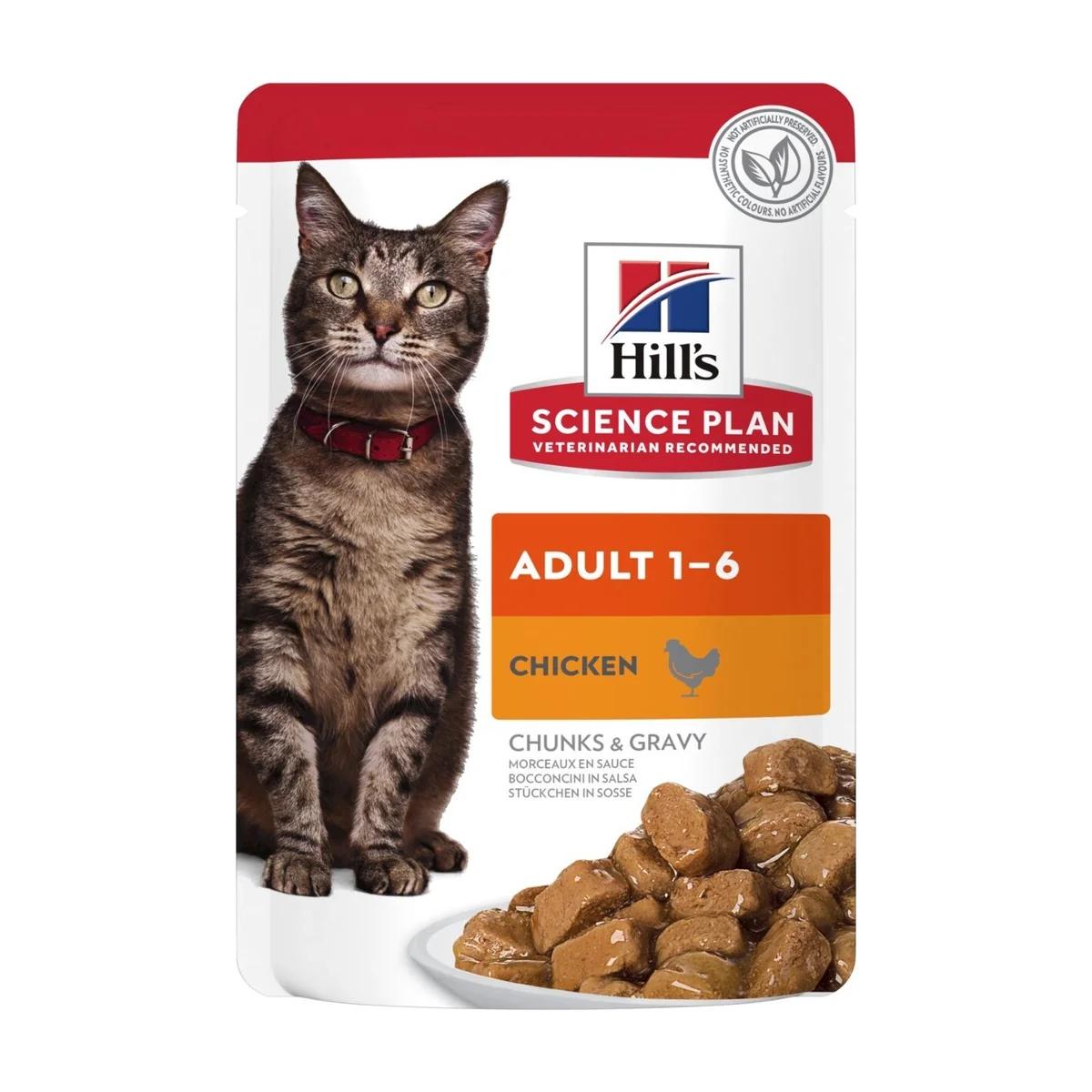 Hill's Science Plan Adult Pâtée en sauce pour chat au poulet 85 g