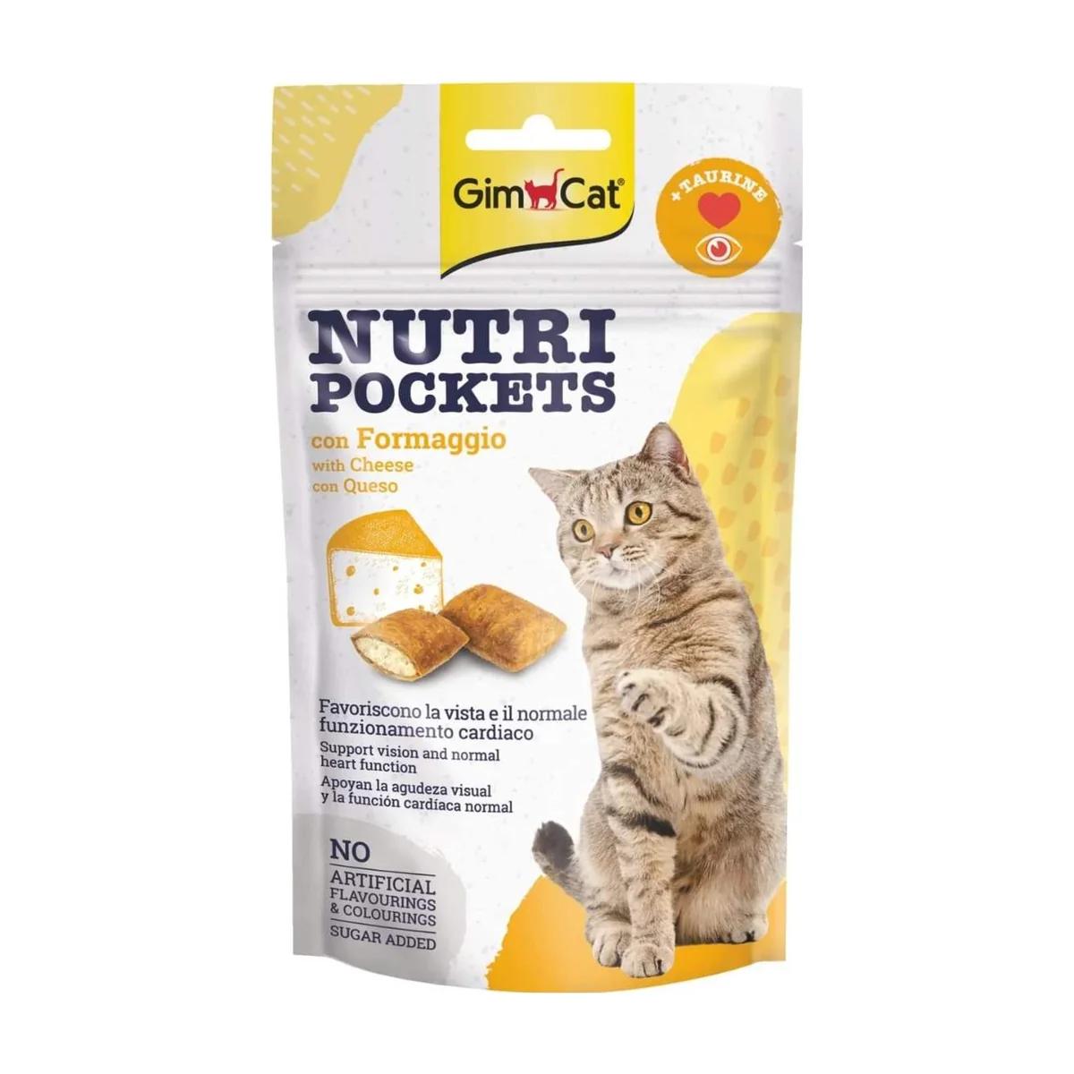 Gimcat Nutri Pockets With Cheese 60 g