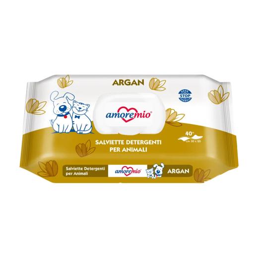 Amore Mio Lingettes à l'argan pour chien et chat x 40, Amore Mio à Casablanca
