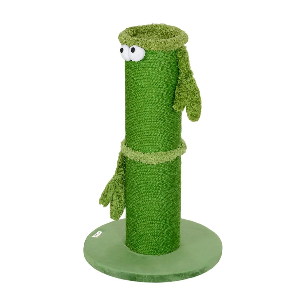 Leopet Griffoir vert en sisal et bambou pour chat
