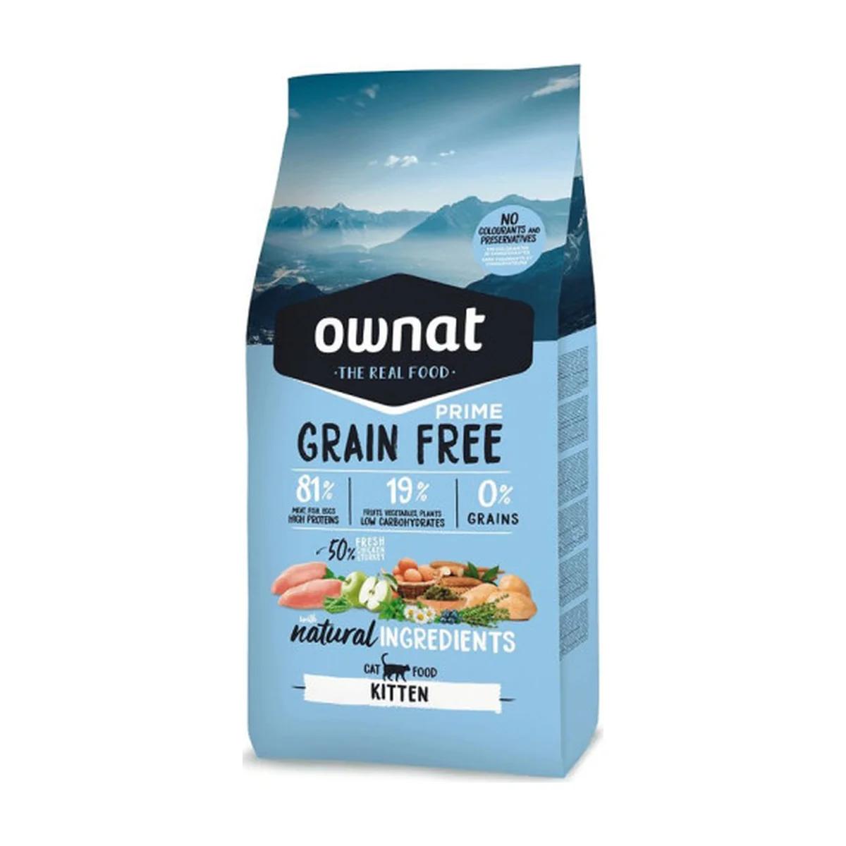 Ownat Croquettes Chat Grain Free Prime Kitten 3 kg
